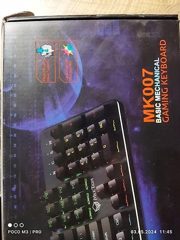 qədim samovar satisi: MeeTion MK007 mechanical gaming keyboard Blue switch Bilən bilir bu — 2
