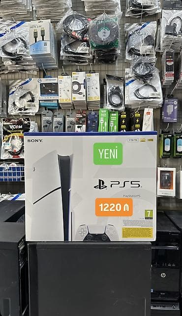 oyun cd: Sony PlayStation 5 (PS5) oyun konsolu Playstation 5 slim 1TB Yeni — 1