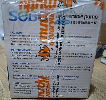 qoyun satisi: Yeni Sobo WP-3880 top-filter (şəlalə tipli) satılır. Qutu içindədir — 3