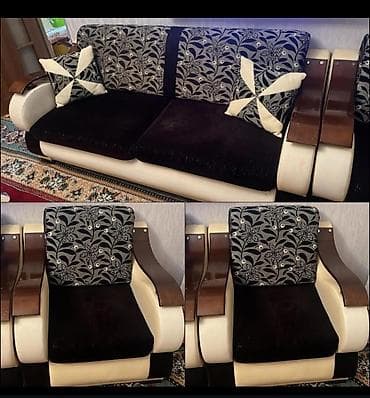 embawood divanlar: Divan, 2 kreslo, Bazalı, Açılan — 1