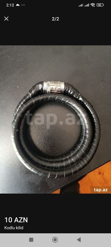 Kodlu kabel kilidi - Kombinasiya ilə açılan 4 rəqəmli kilid mexanizmi