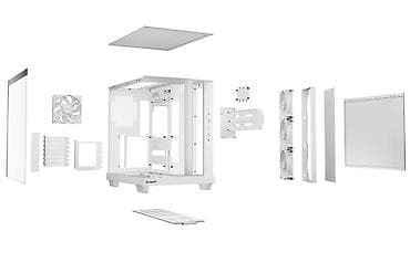 Корпусы ПК: 🔥 Be quiet! Light Base 500 LX White (BGW86) korpusu tam panoramik — 7