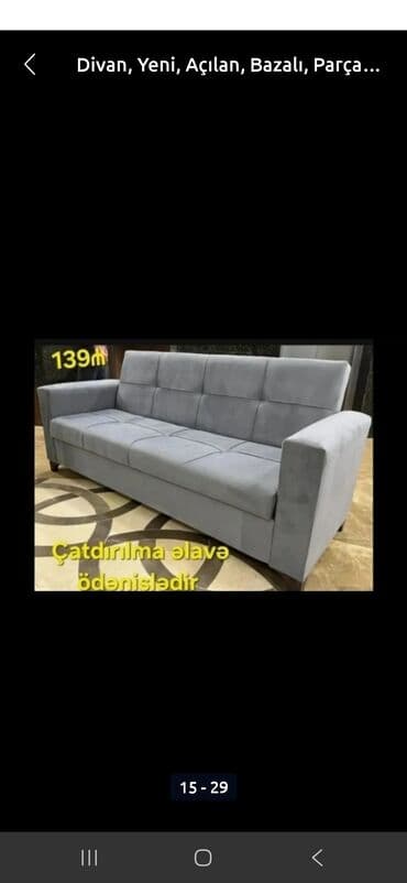 tek neferlik carpayi qiymetleri: Di̇van-kravat, Açılan, Bazalı, Parça, Ödənişli çatdırılma — 8