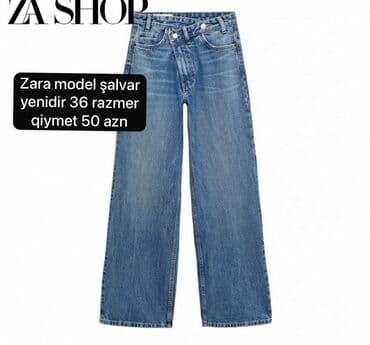 iş geyimi: Cinslər, Zara, rəng - Mavi — 1