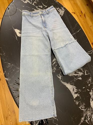 ZARA uşaq cins şalvarı - Ölçü: 11-12 yaş, 152 sm (etiketdə göstərilib)