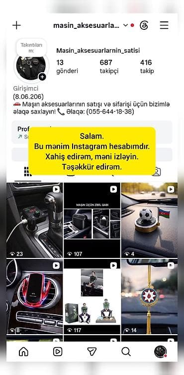 orta panel: Maşın aksesuarları üzrə satış və sifariş xidməti Təqdim olunanlar: - — 1