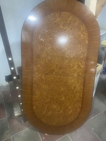Qonaq masası, Taxta, Oval masa