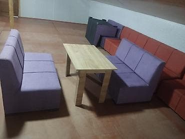Restoran mebeli: Salam 5 dəst 1.30 divan + masa Qiymet 180 azn (1) Unvan Tibb — 1