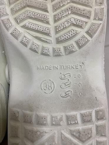 hamam xalati turkce: Rəng - Ağ Basanojkalar, Ölçü: 38, Uniseks — 3