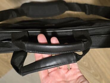 Modemlər və şəbəkə avadanlıqları: HP noutbuk çantası (yeni) - Rəng: qara - Material: parça və dərimsi — 3