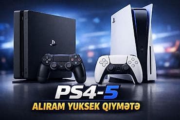 Xidmət: PS4 və PS5 konsollarının alışı Təsvir: - PlayStation 4 və