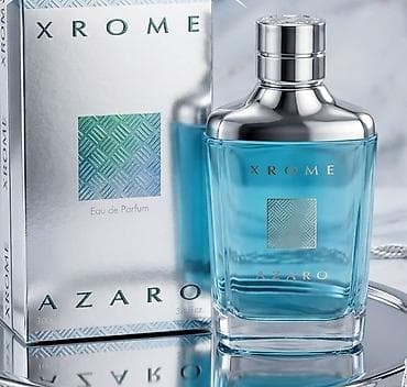 azzaro: Xrome Azzaro parfum 100ml dubay klass baqli qutuda — 1