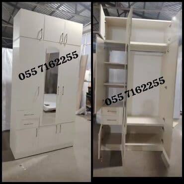 Yeni, Açılan, 6 qapı Düz dolab, Şifonyer