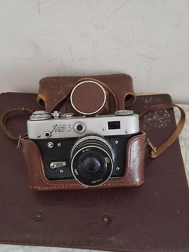 Vintaj fotoaparat FED-3 - 35 mm plyonka üçün tam mexaniki məsafəölçən — 1