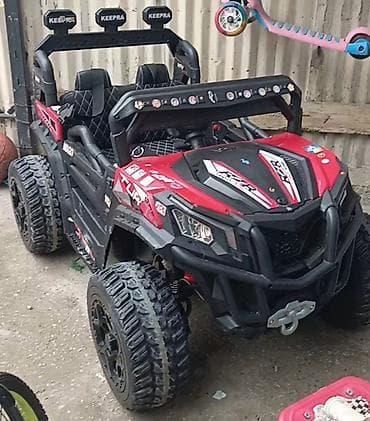 Uşaq üçün elektrikli off-road maşın - Korpus: iri təkərli, SUV/UTV — 3