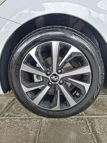 w210 disk teker: Hyundai orijinal yüngül lehimli disk + təkər komplekti - Disk — 4