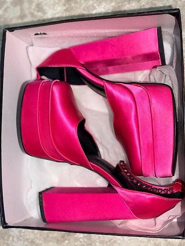 gece geyimi: Məhsul: Qadın platforma dikdaban ayaqqabı VERSACE - Rəng: Çəhrayı — 2