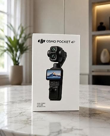 retroid pocket: DJI Osmo Pocket 4P – Vlog Combo - Ultra-kompakt, cibə yerləşən 3 oxlu — 1