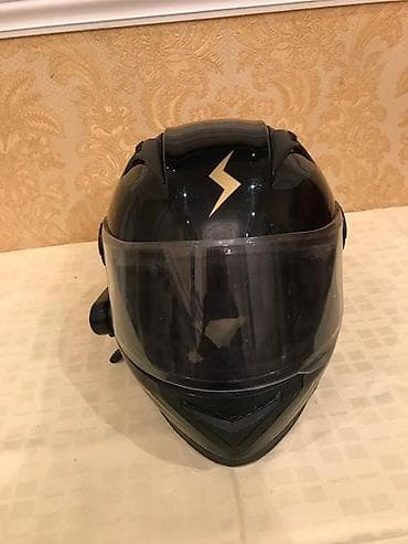 mator yağı: AXk tam üzlü motosiklet dəbilqəsi.yaxsi vezyetdedi.interkom elave — 2