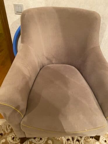 кресло раскладное: Кресло, Велюровая ткань — 1