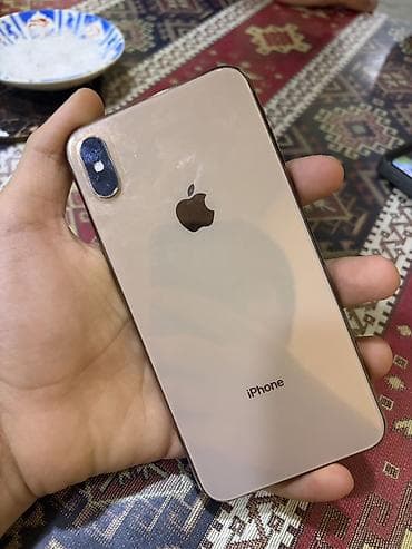 iphone 12 pro max kreditle: IPhone Xs Max, 256 GB, Qızılı, Zəmanət, Face ID, Sənədlərlə — 1