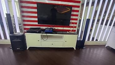 ucuz mebil: Düz TV altlığı, Polkalı, Şüşəli — 2