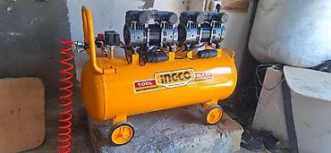 INGCO hava kompressoru – 100 litr (26.4 gal) tutum Xüsusiyyətlər: -