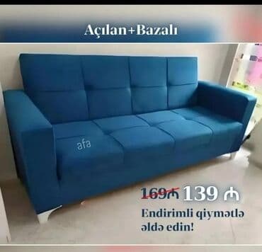 Masalar və oturacaqlar: Divan, Yeni, Açılan, Bazalı, Parça, Ödənişli çatdırılma — 4