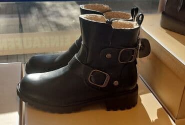 женские зимние ботинки на шнуровке: Полусапоги, Размер: 38, цвет - Черный, Новый — 3