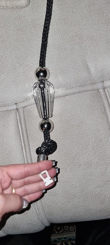 bos salvar modelleri: TƏZƏDİR Pərdə bağlama dekoru – püsküllü - Rəng: qara (parıltılı — 4