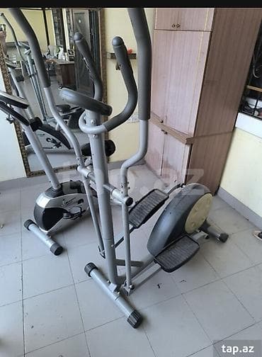 Elliptik trenajor (velosiped-elliptik kombinasiyası) - Kardio və tam