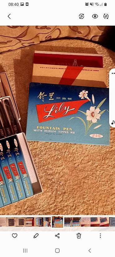 santi 10: Çernil qələmlər. İçinə çernil tökülməlidir,bunlar üçün xüsusi qabda — 3