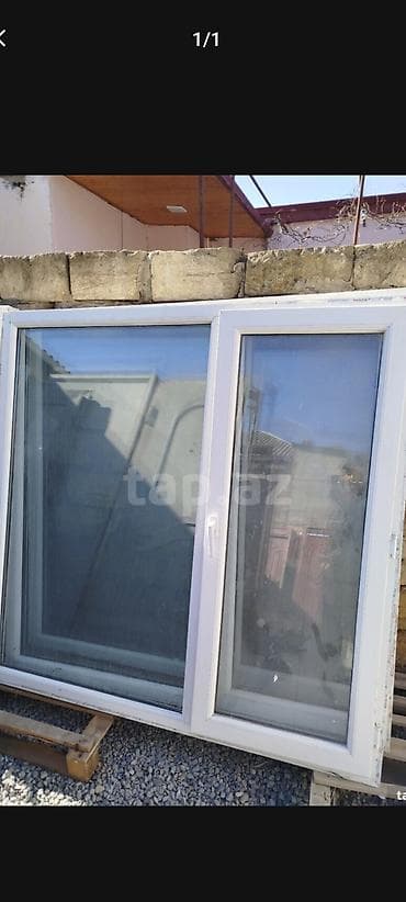 İkiqat şüşə paketi Plastik pəncərə, Еni: 1 sm, Uzunluğu: 1 sm