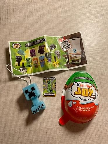 minecraft oyuncaq: Kinder Joy x Minecraft – “Charged Creeper” kolleksiya oyuncağı - — 1