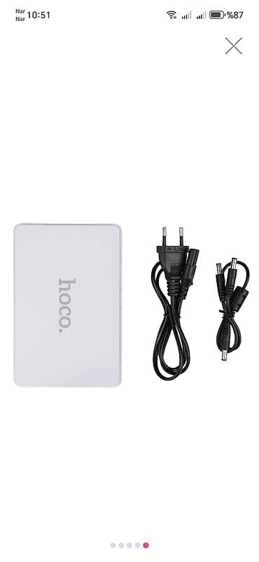 usb port: Hoco UPS Router üçün Mini UPS (PoE və DC çıxışlı) - Giriş: 100–240V — 3