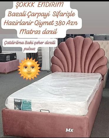 klass mebel: Yeni, Təknəfərlik çarpayı, Matras ilə — 1