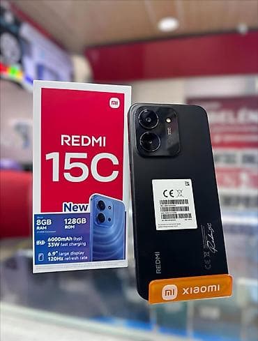 redmi note 9s 6128: Redmi 14C, 128 GB, rəng - Qara, Barmaq izi — 1