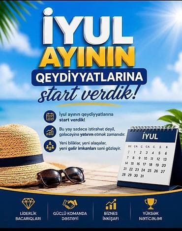 İyul ayı üçün qeydiyyatlar başladı! Təklif: Peşəkar inkişaf və gəlir — 1
