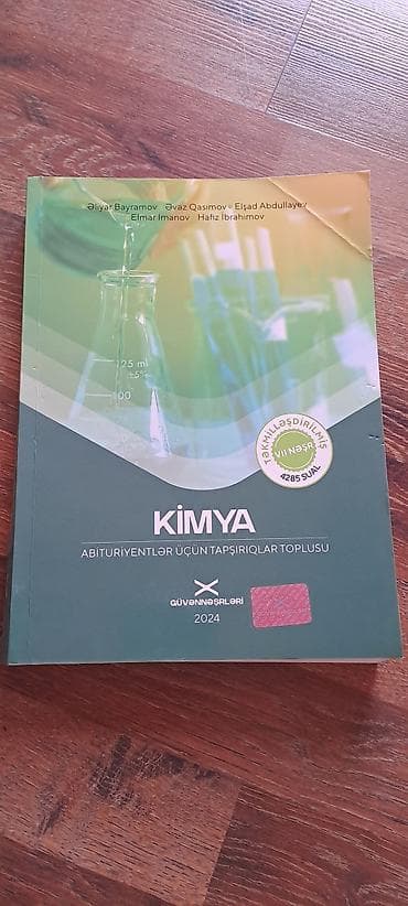 Məhsul: “Kimya – Abituriyentlər üçün tapşırıqlar toplusu” (Güvən