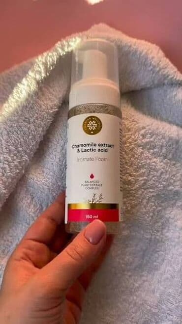 Intim gigiyena üçün köpük Siberian Wellness (Rusiya) 150 ml Süd