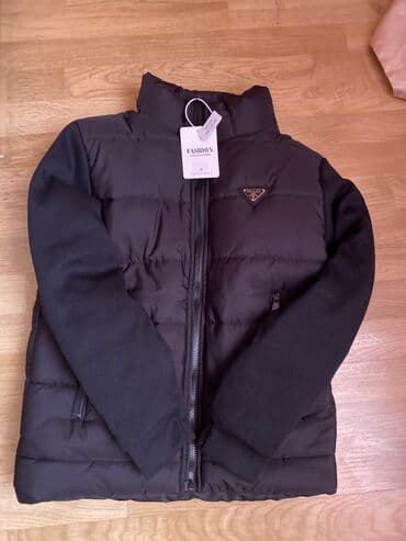 Uşaq üçün qara rəngli qış gödəkçəsi - Model: şişmə (puf) tipli