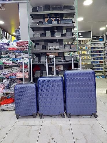 dart: Sərt korpuslu səyahət çamadan dəsti – 3 ölçü - Material: yüngül və — 1