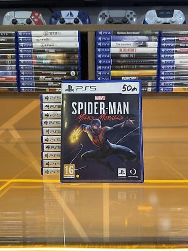 spiderman ps5: Marvel Spiderman Miles Morales-PS5 diski Oyun diski tam işlək — 1