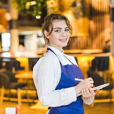 Домашний персонал и уборка: Официант требуется, 18-29 лет, 1-2 года опыта — 1