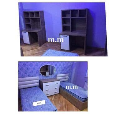 детские вещи мебель: Sifarişle gənc oda desti, uşaq mebeli, yazı masa, çarpayi, kravat — 1