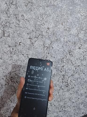 Redmi 5A, 64 GB, rəng - Mavi, Zəmanət, Sensor, Barmaq izi