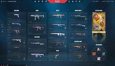 Valorant Main Hesab – geniş skin kolleksiyası ✨27 ajanin hamsi var