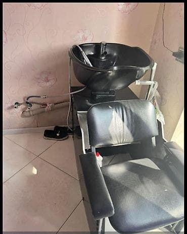 sutular: Salon üçün saç yuma stolu və kreslo dəsti - Quraşdırıla bilən saç — 1