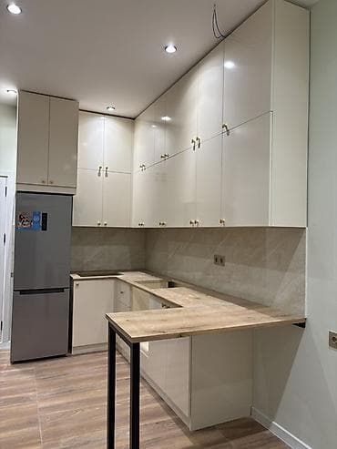 deniz ucun stol stul: Mətbəx mebeli dəsti – klassik və funksional dizayn - Layout: L — 6