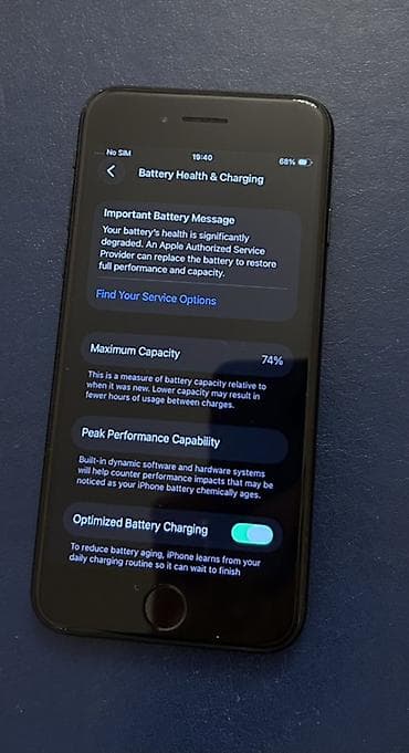 Аудиотехника: IPhone SE 2020, 64 ГБ, Черный, Отпечаток пальца — 3